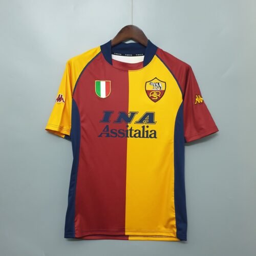 4c583e5f-scaled Camiseta Retro Roma 1ª 2001/02