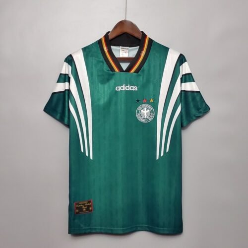 alemania-visitante-retro-1996 Camiseta Retro Alemania 2ª 1996