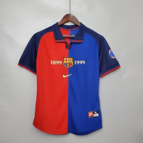 barcelona 1999-2000 1 Camiseta Retro FC Barcelona 1ª 1999/2000