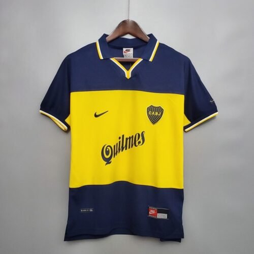 boca-juniors-local-retro-1999 Camiseta Retro Boca Juniors 1ª 1999/2000