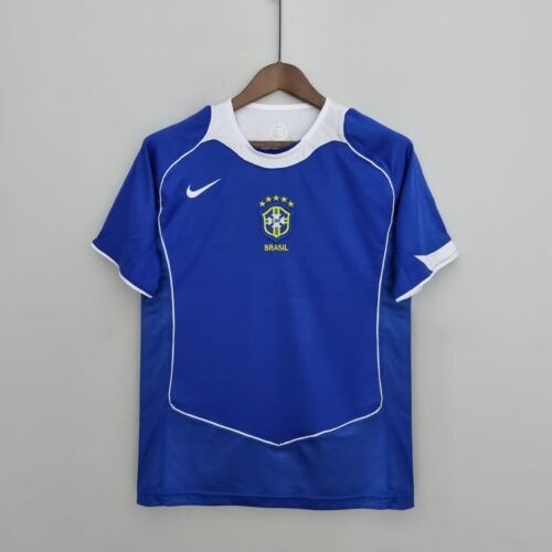 brasil 2004 2-1 Camiseta Retro Brasil 2ª 2004